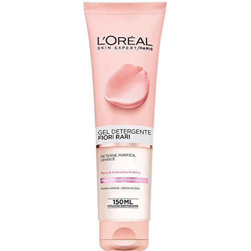 L 'Oréal Paris kostkamm Bare Flores Gel Limpiador Para seca y delicada piel 150 ml