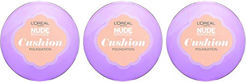 L 'Oréal Paris – Nude Magique – Base de maquillaje – Cushion 1 – porcelana –  – Juego de 3