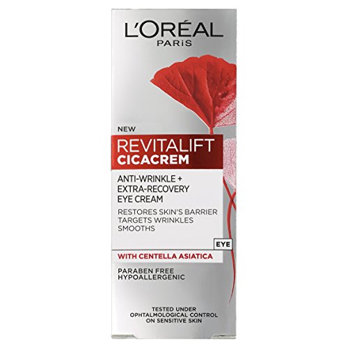 L 'Oréal Paris Revitalift cica – recuperación antiarrugas crema de ojos, 15 ml