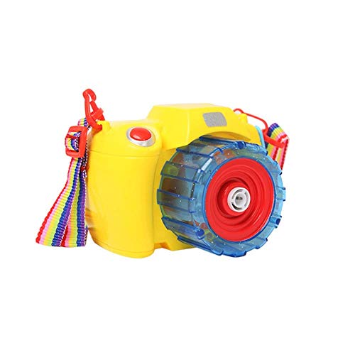 La cámara de burbujas, eléctrico automático haciendo burbujas forma de la cámara de la máquina Máquina de burbujas Máquina de burbujas for los niños con la luz y la burbuja del fan de música de la bur