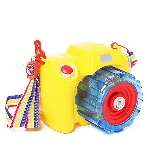 La cámara de burbujas, eléctrico automático haciendo burbujas forma de la cámara de la máquina Máquina de burbujas Máquina de burbujas for los niños con la luz y la burbuja del fan de música de la bur