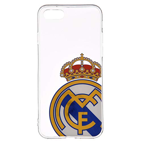 LA CASA DE LAS CARCASAS Funda Oficial del Real Madrid Escudo Transparente para iPhone 6 Plus - 6s Plus. Protege tu iPhone con los Colores y el Escudo del Real Madrid