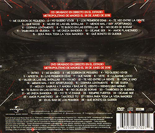 La Cruz Del Mapa: Directo Estadio Metropolitano Madrid [CD/DVD]
