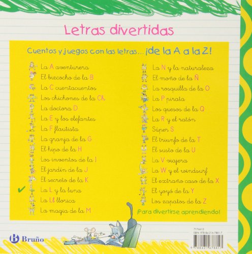 La L y la luna (Castellano - A Partir De 3 Años - Libros Didácticos - Las Divertidas Aventuras De Las Letras Y Los Números)