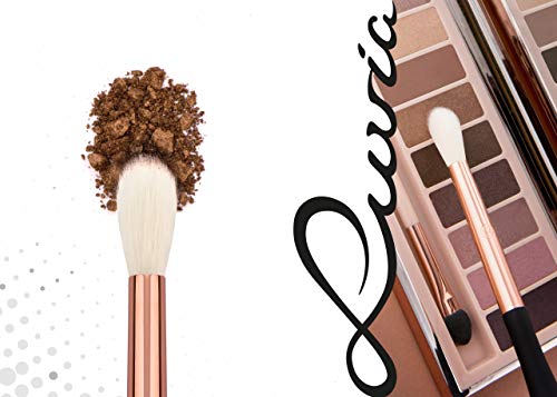 La Mejor Brocha para Difuminar las Sombras de Ojos – Pincel para los Ojos – Brocha para el Maquillaje Crease Vegan Signature VS 325