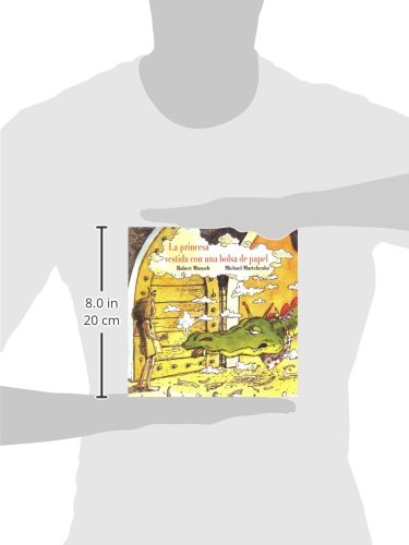 La princesa vestida con una bolsa de papel