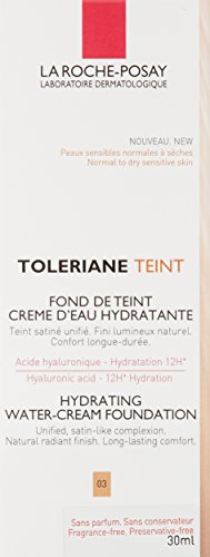 La Roche Posay Toleriane Fond De Teint Creme D'Eau Hydratante 03 30-1 Unidad