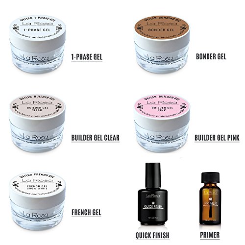 La Rosa builder gel pink gel de construcción uv rosa - 30 ml