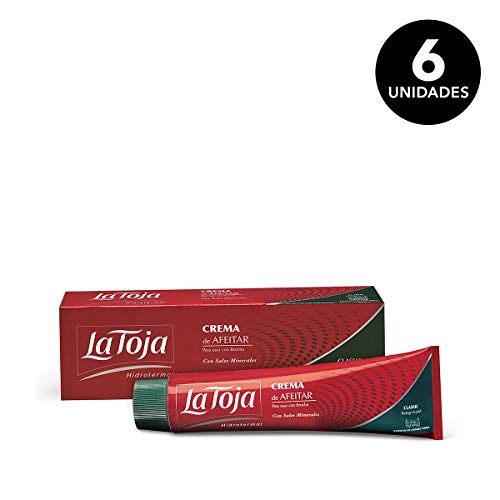 La Toja Hidrotermal Crema de afeitar Classic - 6 unidades
