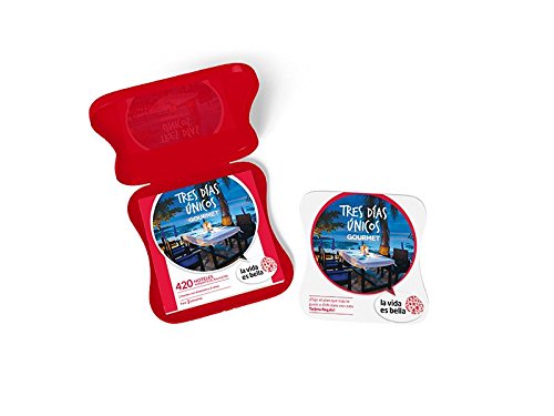 LA VIDA ES BELLA - Caja Regalo - TRES DÍAS UNICOS GOURMET - 420 hoteles románticos y palacetes en España, Andorra y Portugal
