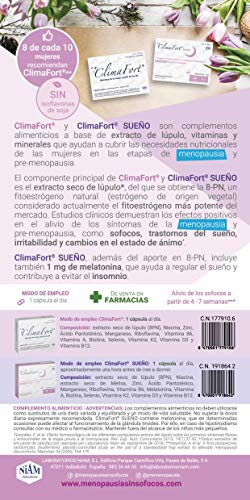 Laboratorios Niam - ClimaFort Sueño, cápsulas menopausia