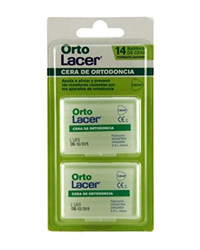 Lacer ortolacer cera ortodoncia pack 2x7 barras