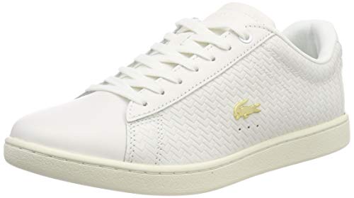 Lacoste Carnaby EVO 119 3 SFA, Zapatillas para Mujer, Marfil (Off Wht/Off Wht 18c), 38 EU