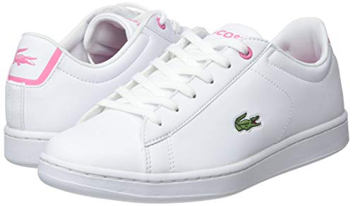 Lacoste Carnaby EVO BL 2 SUJ, Zapatillas Unisex Niños, Blanco (B53 White/Pink), 37 EU