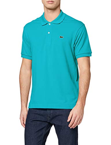 Lacoste L1212 Camiseta Polo, Azul (Capri), L para Hombre