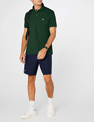 Lacoste L1212 Camiseta Polo, Verde (Vert), M para Hombre