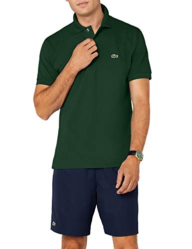 Lacoste L1212 Camiseta Polo, Verde (Vert), M para Hombre