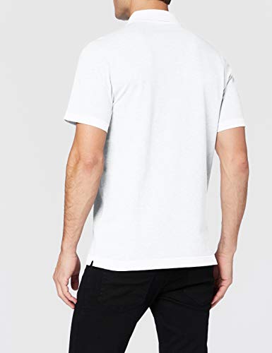 Lacoste L1230, Polo de Manga Corta para Hombre, Blanco (Blanc), L (Talla del fabricante: 5)