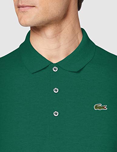 Lacoste L1230 Polo, Verde (YUCCA S6w), X-Small (Talla del Fabricante: 2) para Hombre