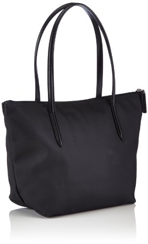 Lacoste NF0946PO, Bolso de hombro para Mujer, Negro (WITHOUT COLOR 000), 24x25x14 cm (B x H x T)