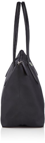 Lacoste NF0946PO, Bolso de hombro para Mujer, Negro (WITHOUT COLOR 000), 24x25x14 cm (B x H x T)