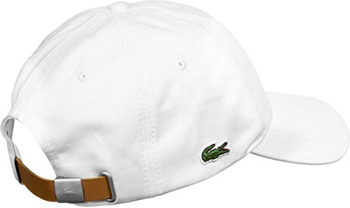 Lacoste RK4709 Gorra, Blanco (Blanc), Talla única (Talla del Fabricante: TU) para Hombre