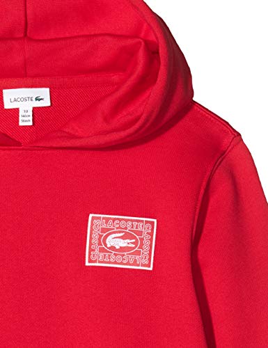 Lacoste Sj9504 Sudadera, Rojo (Rouge 240), 6 años (Talla del Fabricante: 6A) para Niños
