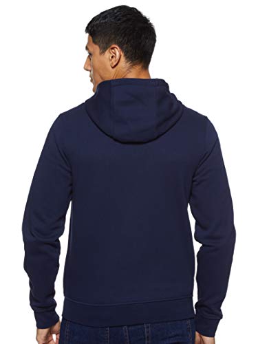 Lacoste Sport SH7609 Sudadera con Capucha, Azul (Marine/Argent Chine), Small (Talla del Fabricante: 3) para Hombre
