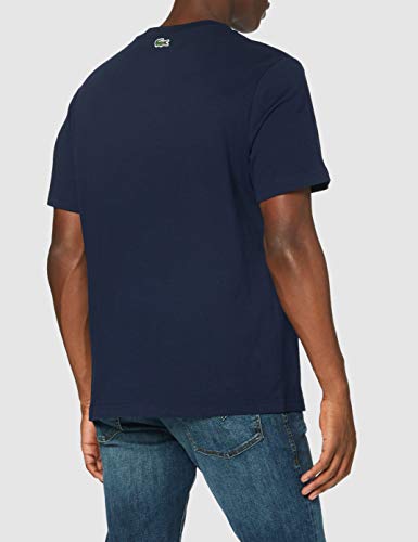 Lacoste Th2166 Camiseta, Azul Marino, S para Hombre