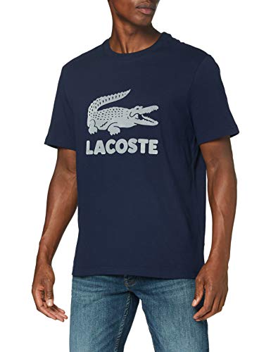 Lacoste Th2166 Camiseta, Azul Marino, S para Hombre
