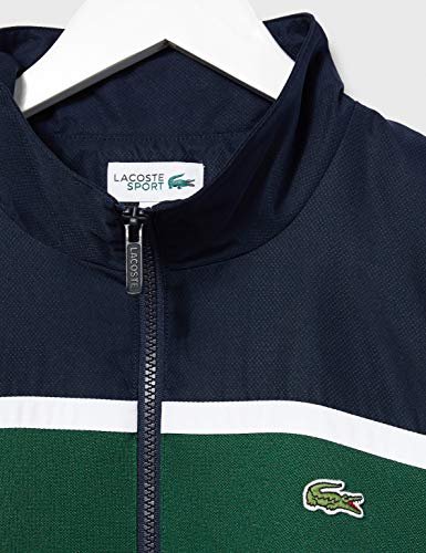 Lacoste WH1572 Pantalón Deportivo, Marine/Vert-Blanc, S para Hombre