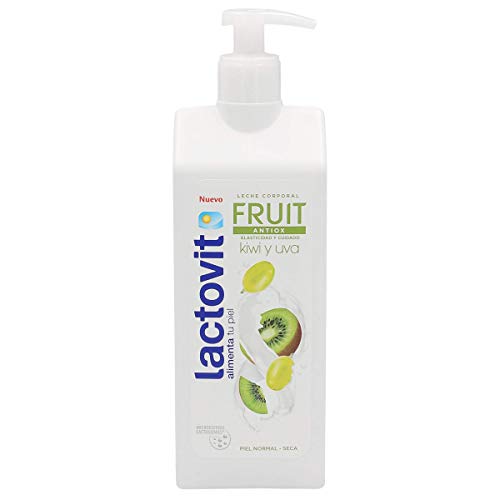 LACTOVIT leche corporal fruit antiox kiwi y uva piel normal-seca bote 400 ml