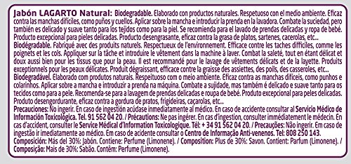 Lagarto Jabón Natural Verde - Paquete de 48 x 250 gr - Total: 12000 gr