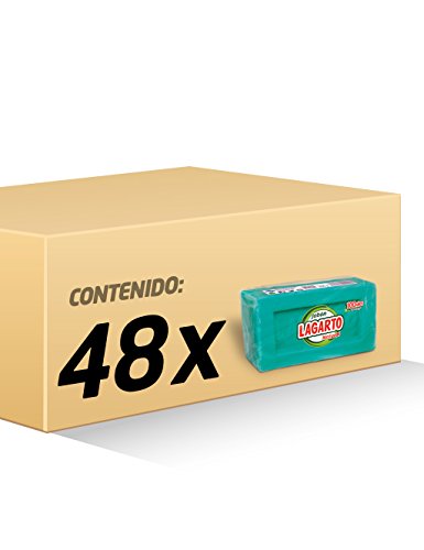 Lagarto Jabón Natural Verde - Paquete de 48 x 250 gr - Total: 12000 gr