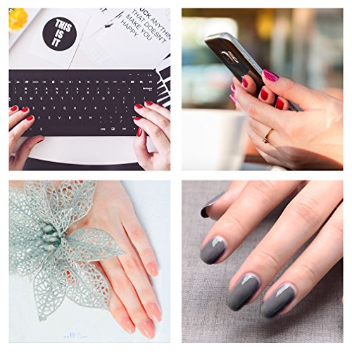 Lagunamoon Esmaltes de Uñas, Esmaltes de Gel Uñas UV LED, 6pcs Kit de Esmaltes Semipermanentes para Uñas, Set de Regalo de Uñas de Gel de Colores, Pintauñas para Manucira Profesional - 009