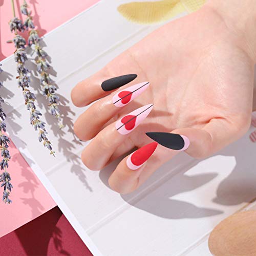 Lagunamoon Esmaltes Semipermanentes en Gel UV LED, Selección de 6 Colores Temáticos para el Día de San Valentín, Esmalte de Uñas Soak off 8ML - Historia del Amor