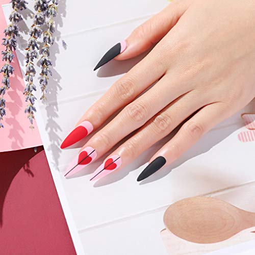 Lagunamoon Esmaltes Semipermanentes en Gel UV LED, Selección de 6 Colores Temáticos para el Día de San Valentín, Esmalte de Uñas Soak off 8ML - Historia del Amor