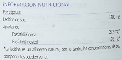 Lamberts Lecitina de Soja 1200mg - 120 Cápsulas