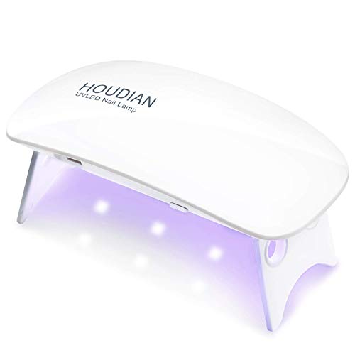 Lámpara LED UV Uñas 6W portátil Secador de Uñas para Unas de Gel manicura Shellac Gel Esmalte de Uñas Manicura Pedicure