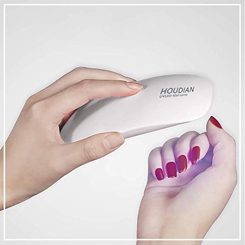 Lámpara LED UV Uñas 6W portátil Secador de Uñas para Unas de Gel manicura Shellac Gel Esmalte de Uñas Manicura Pedicure
