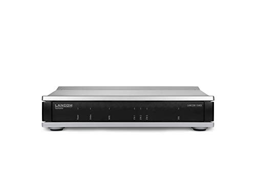 Lancom Systems 1640E (EU) - Router (IEEE 802.3az, Gigabit Ethernet, 10/100/1000Base-T(X), 10,100,1000 Mbit/s, Dual Stack IPv4/IPv6, 3DES,AES)