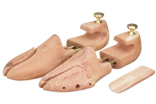 Langer & Messmer hormas para zapatos de madera de cedro (para hombre y mujer), incluye calzador pequeño de madera de cedro, perfecto para viajes tamaño 34-50, el original (40/41 EU)