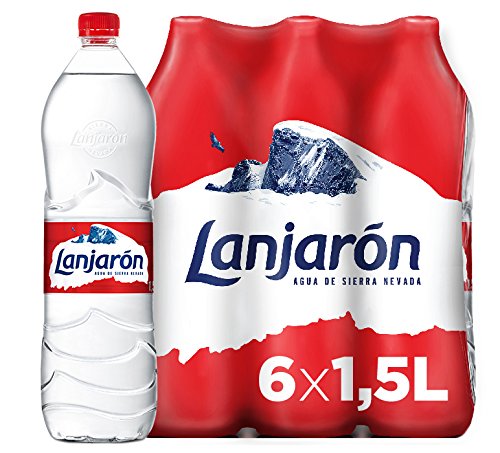 Lanjarón, Agua Mineral Natural - Pack de 6 x 1,5L