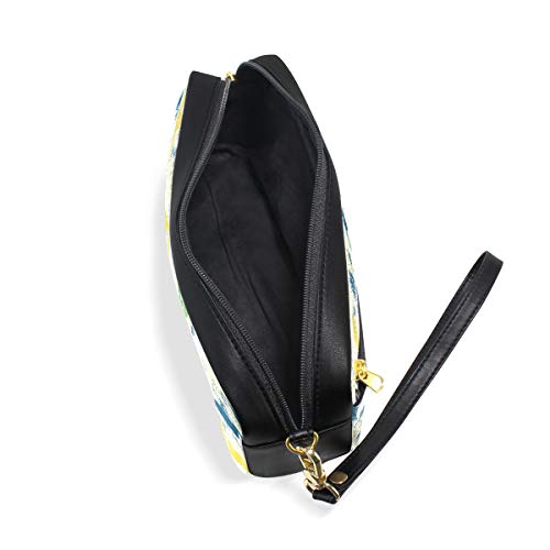 Lápiz Bolsa Bolso Funda Bolsa Colorido Pájaro inconsútil Animal Patrón floral Maquillaje cosmético para niñas Niños Escuela de viajes