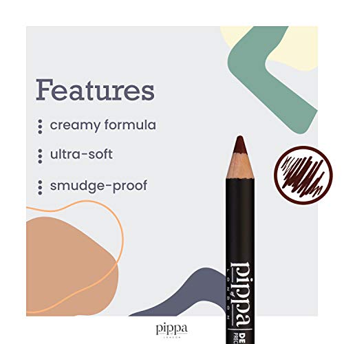 Lápiz Delineador de Labios Pippa of London - Ultra suave relleno labial para el contorno de los labios - Intenso delineador de labios permanente