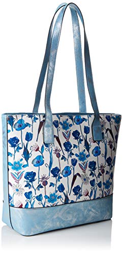 Laura Vita - 2593, Bolsos maletín Mujer, Azul (Bl), 12.5x29.5x39.0 cm (W x H L)