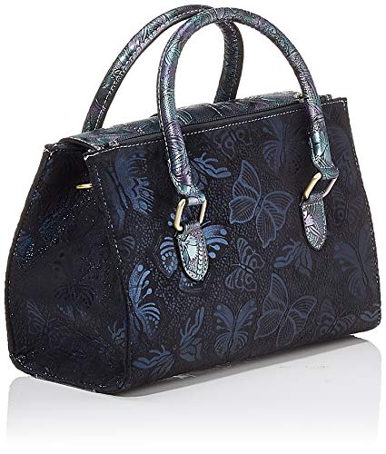 Laura Vita 2984MujerBolso de manoAzul (Blau (Bleu)) 13x20x28 centimeters (B x H x T)