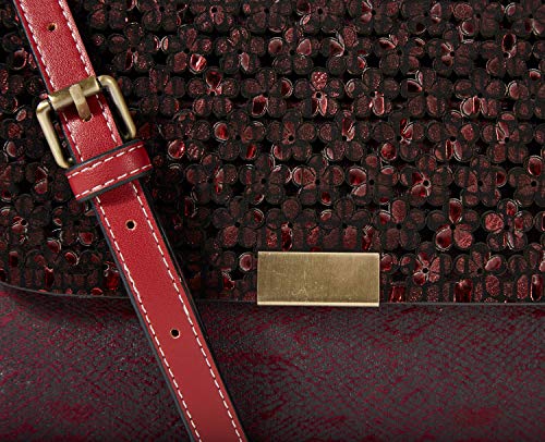 Laura Vita 3075MujerBolso de manoRojo (Rot (Rouge)) 15x20x28 centimeters (B x H x T)