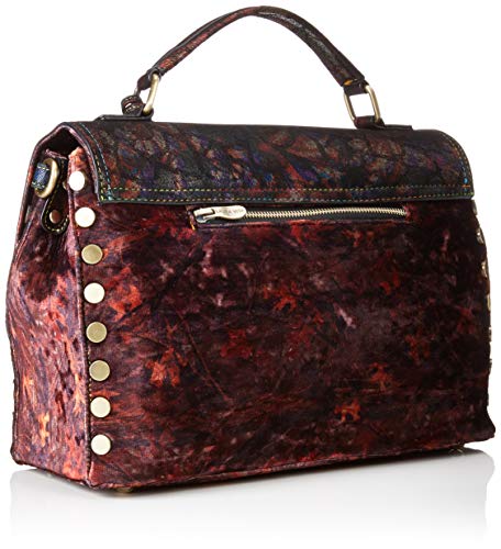 Laura Vita - Epouville 01, Bolsos maletín Mujer, Rojo (Wine)