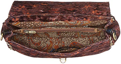 Laura Vita - Epouville 01, Bolsos maletín Mujer, Rojo (Wine)